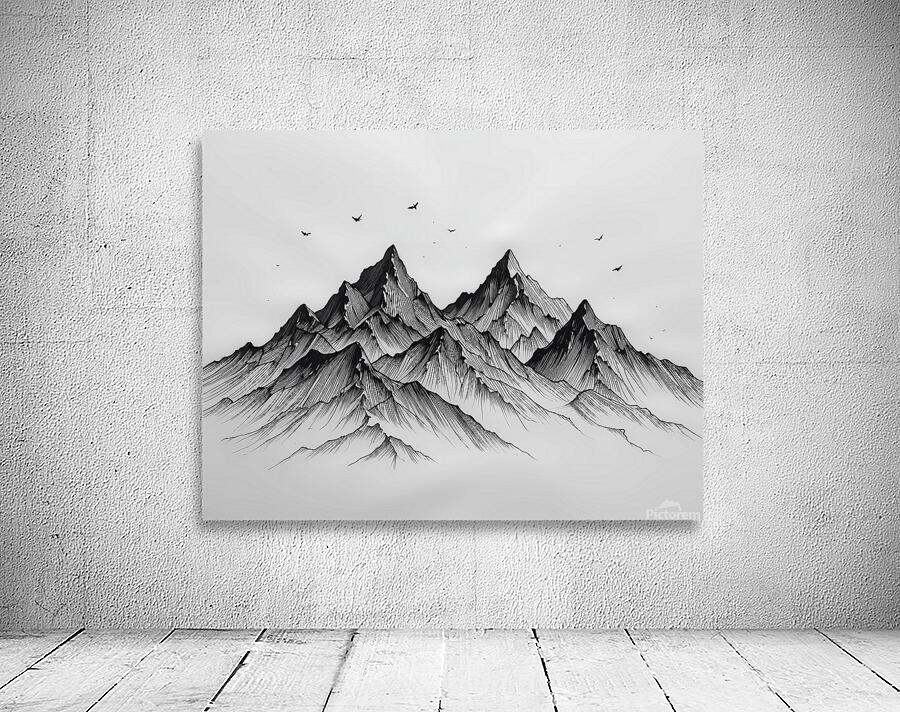 Ink Peaks Wall Preview