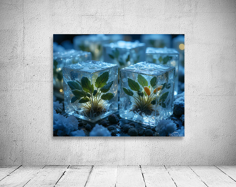 Crystal Flora Wall Preview
