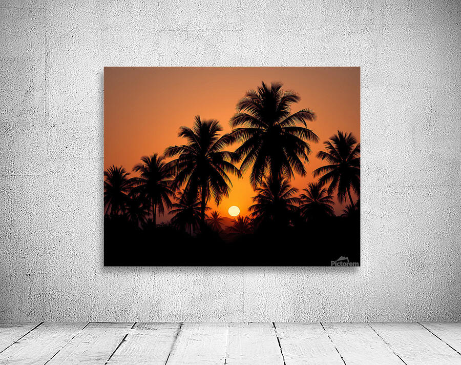 Sunset Serenity Wall Preview