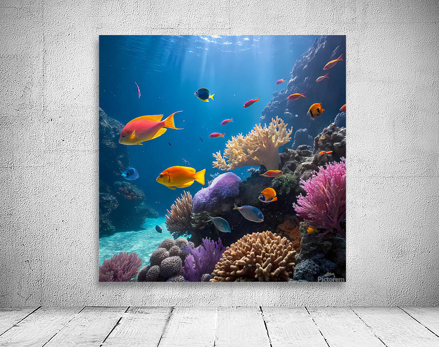 Coral Symphony Wall Preview