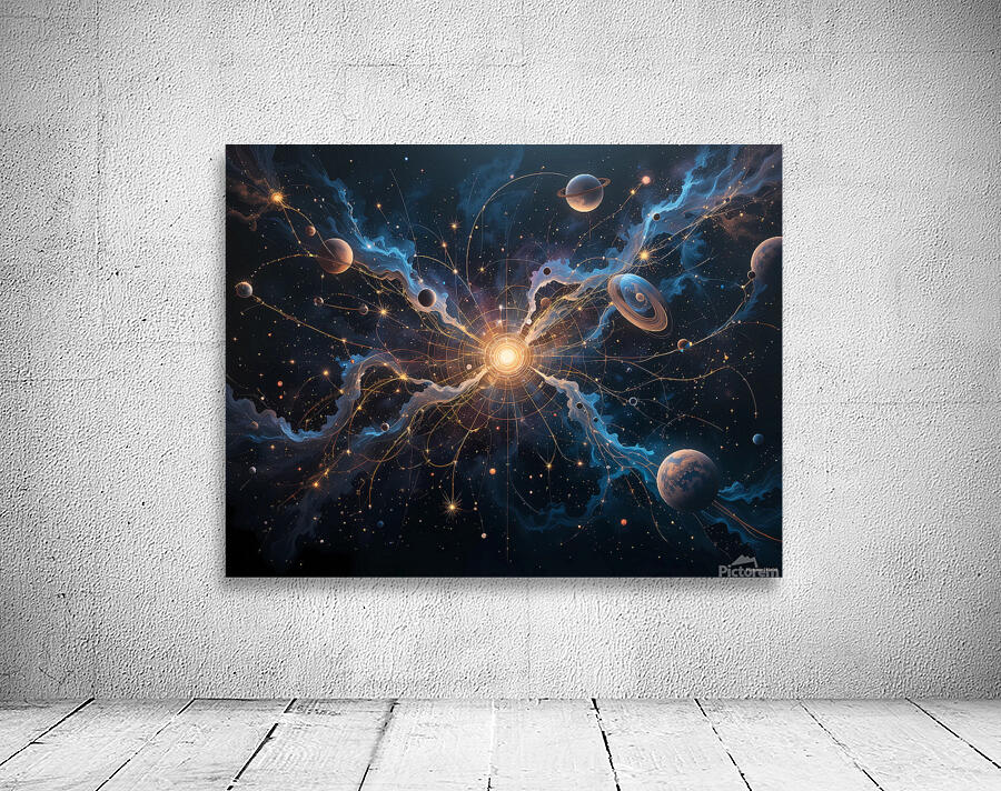 Cosmic Tapestry Wall Preview