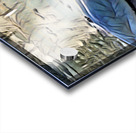 Swan on lake in the morning Acrylic print