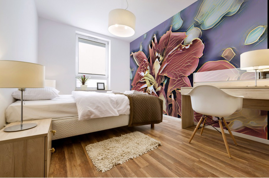 flower new Mural print