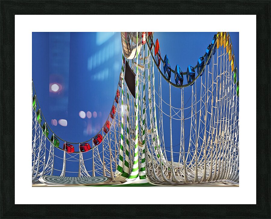 Roller Coaster Picture Frame print