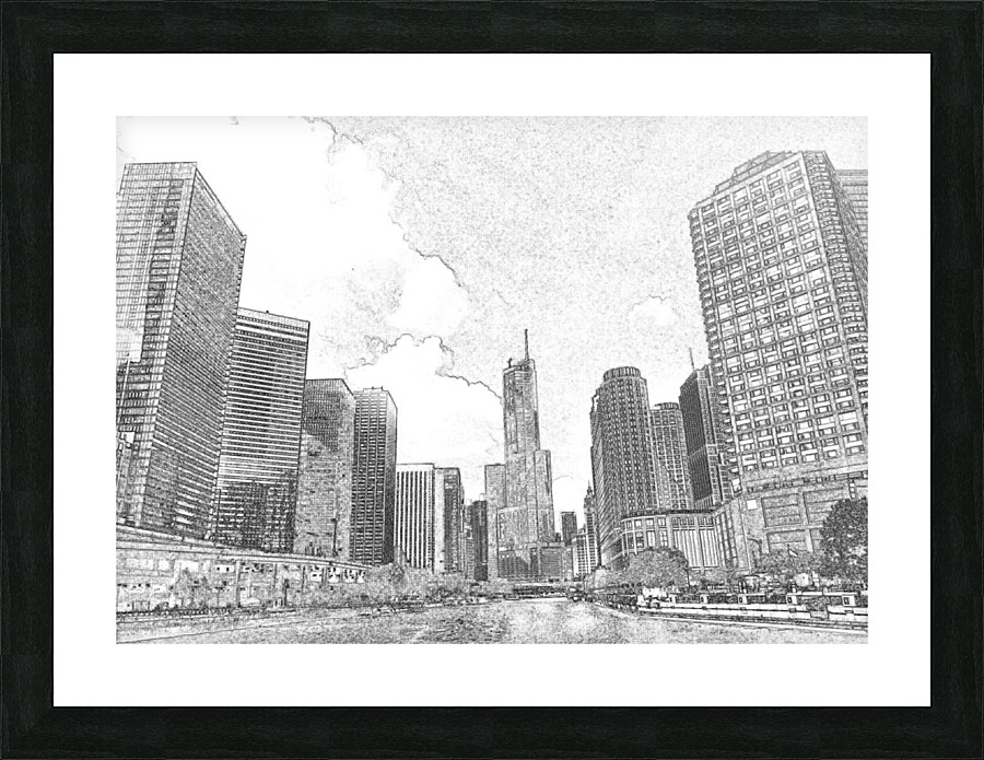 Chicago I Picture Frame print