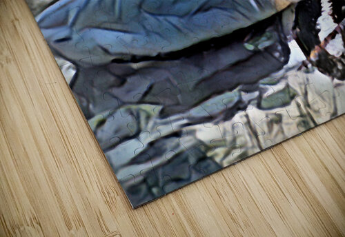 Swan on lake in the morning Flodor puzzle