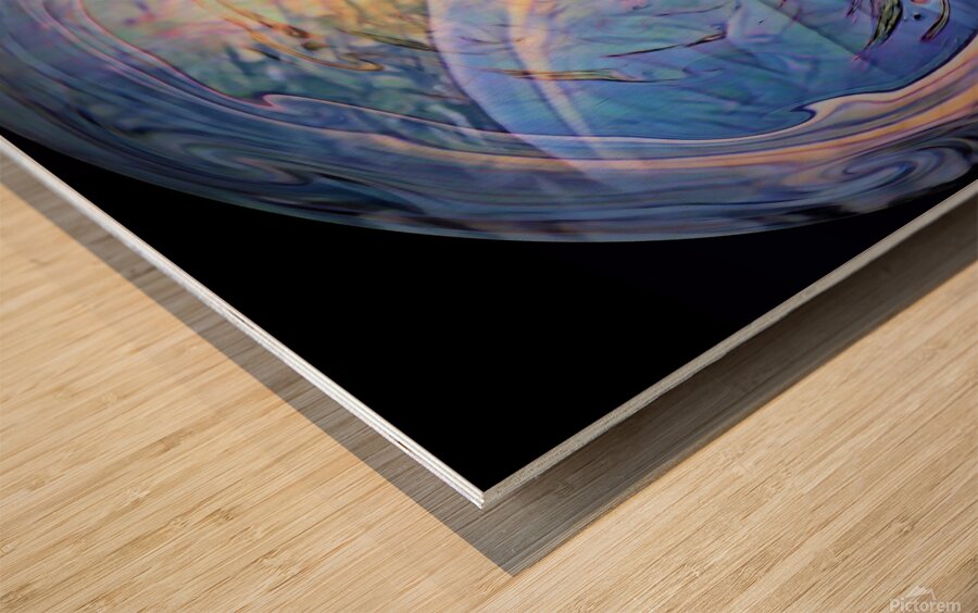 Swan in the egg Wood print