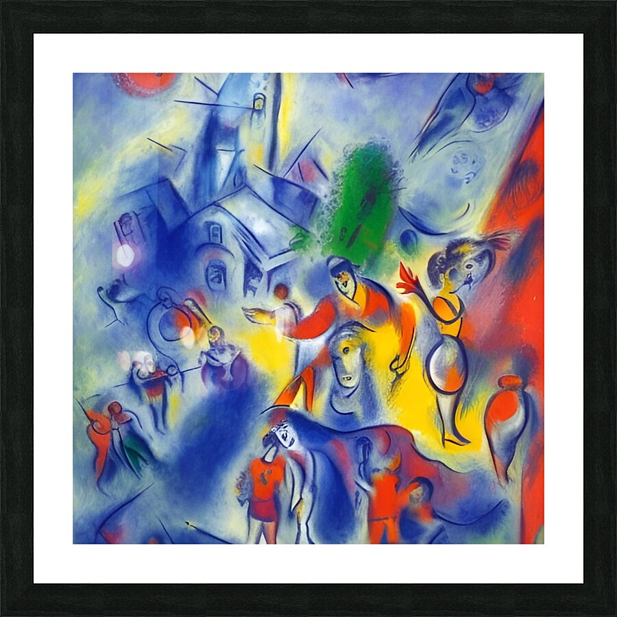 Street party  Picture Frame print