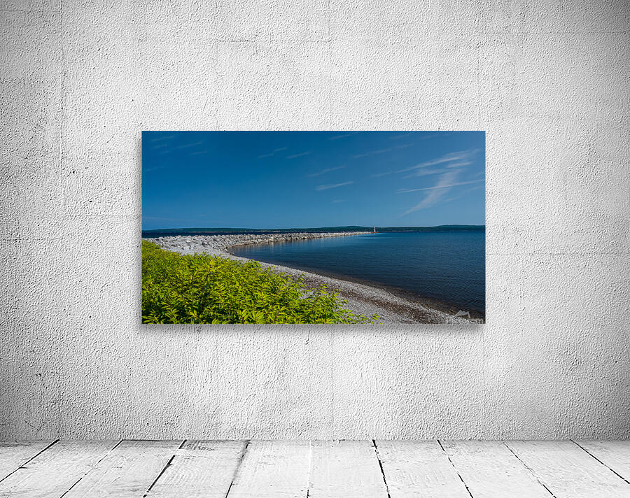 Petoskey Waterfront with Breakwater and Lighthouse Wall Preview