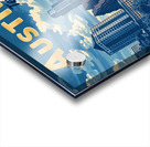 Austin Texas Travel Poster Acrylic print