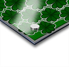 Simple Shamrock  Pattern for Saint Patricks Day Acrylic print