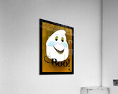 Old Fashioned Ghost Head Boo Acrylic Print