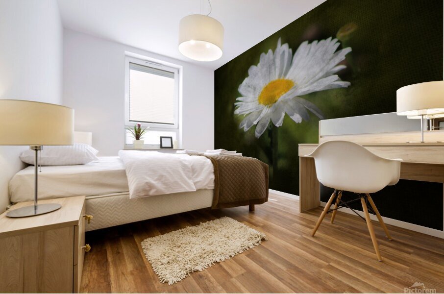 Daisy Digital Art Mural print