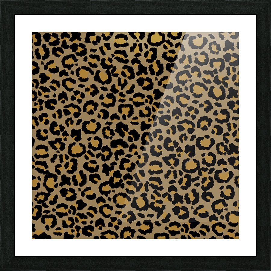 Leopard Spot Pattern Natural 2 Picture Frame print