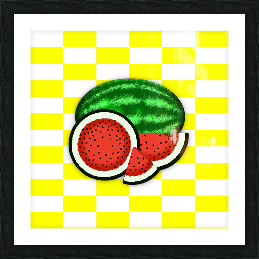 watermelons sq Picture Frame print