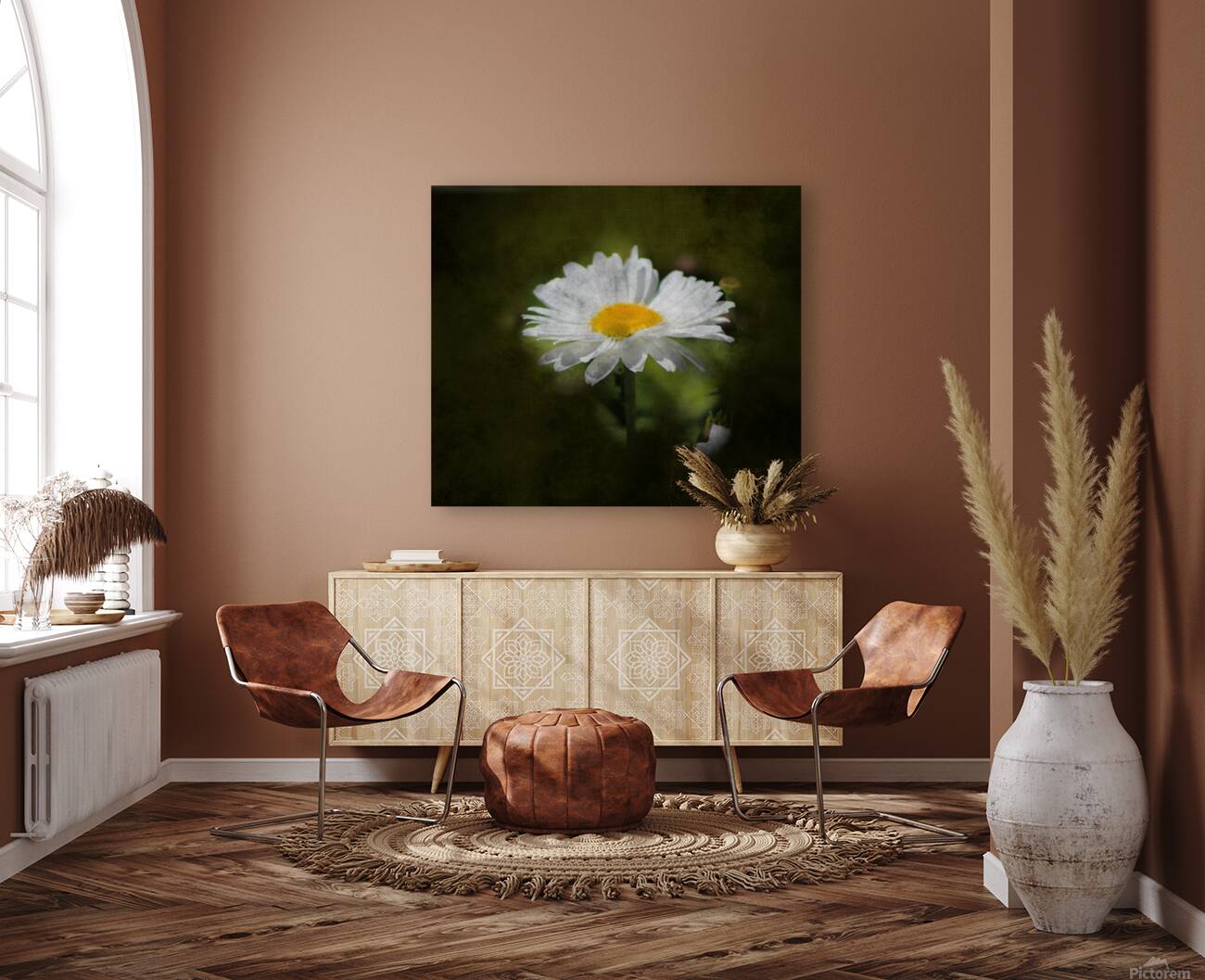 Daisy Digital Art Reproduction