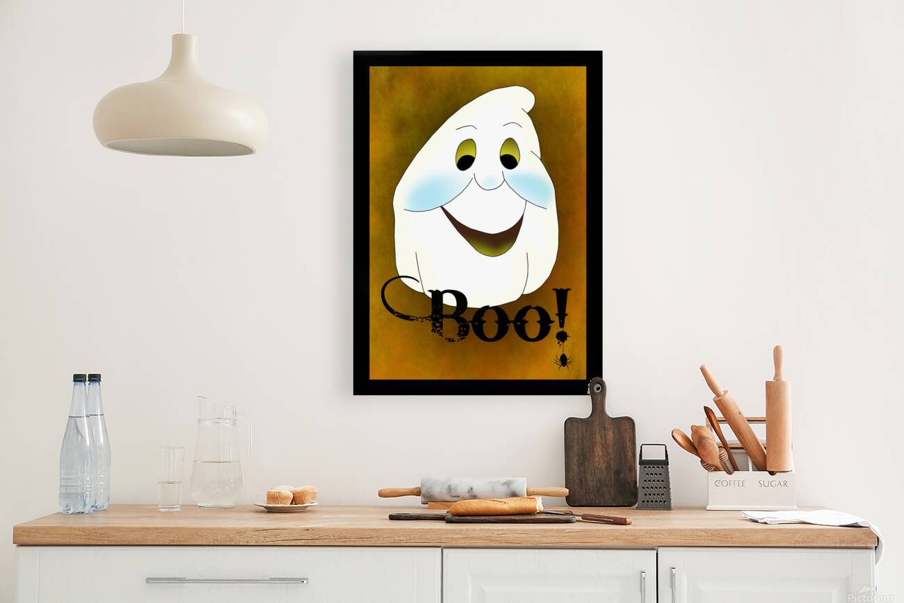 Old Fashioned Ghost Head Boo Reproduction