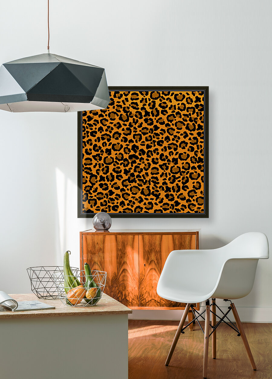 Leopard Spot Pattern Natural Colors Reproduction