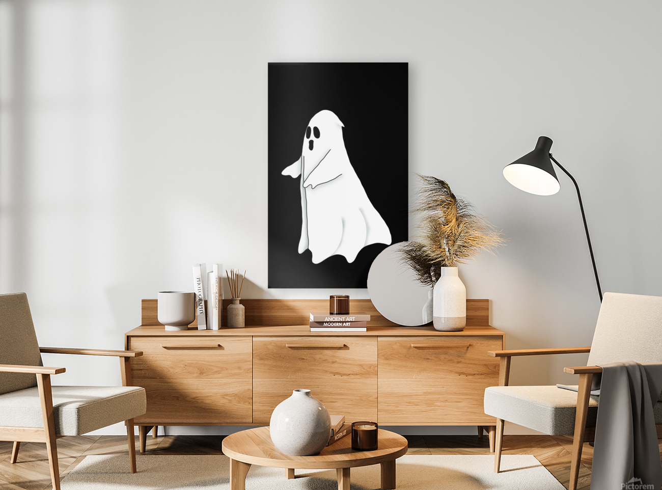 Simple Ghost for Halloween Reproduction