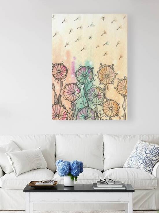 Whimsical Dandelion Meadow by Photography and Digital Art By Colleen