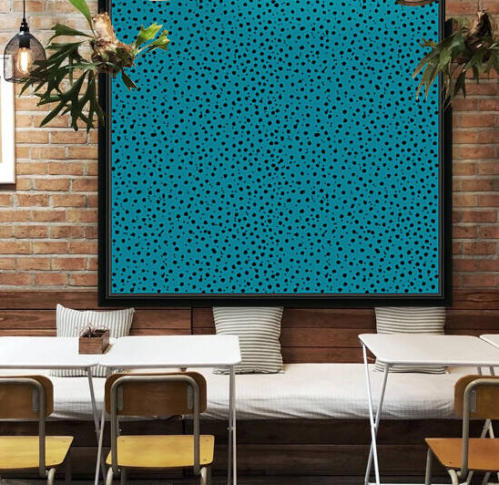 Cheetah Pattern on Cerulean by Photography and Digital Art By Colleen