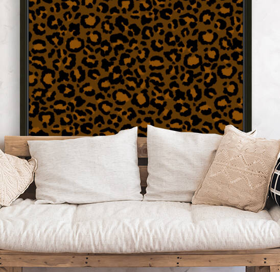 Leopard Pattern in Caramel and Coffee by Photography and Digital Art By Colleen