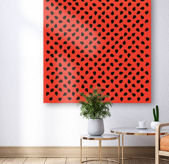 Watermelon Seeds Pattern by Photography and Digital Art By Colleen