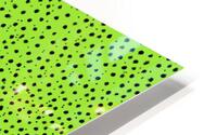 Cheetah Pattern on Lime HD Metal print