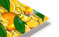Tangerine a Summer Pattern HD Metal print