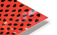 Watermelon Seeds Pattern HD Metal print