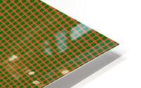Watermelon Plaid Pattern HD Metal print
