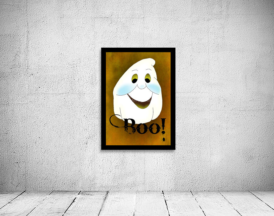 Old Fashioned Ghost Head Boo Wall Preview