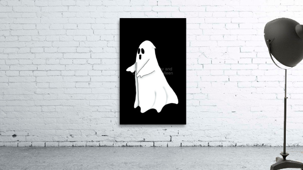 Simple Ghost for Halloween Wall Preview