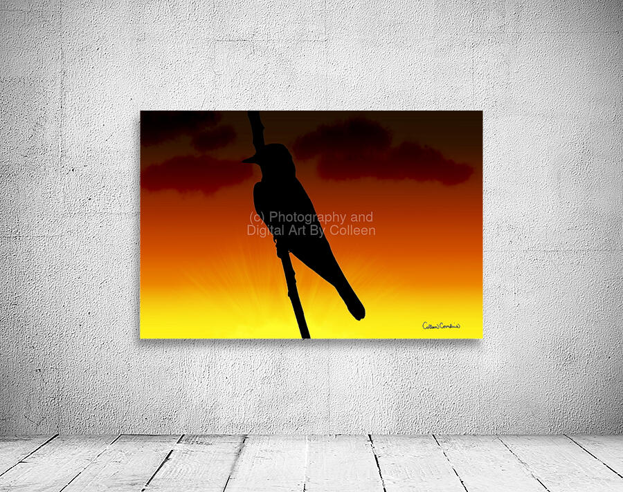 Mockingbird Silhouette Wall Preview