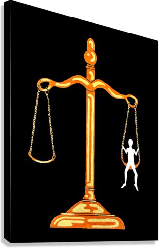 ...And Justice for All Canvas Print