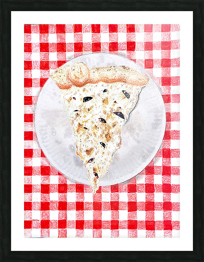 Pizza Picture Frame print