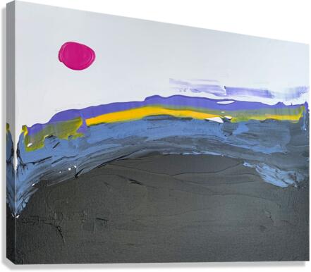 Futuristic landscape № 1 Canvas Print