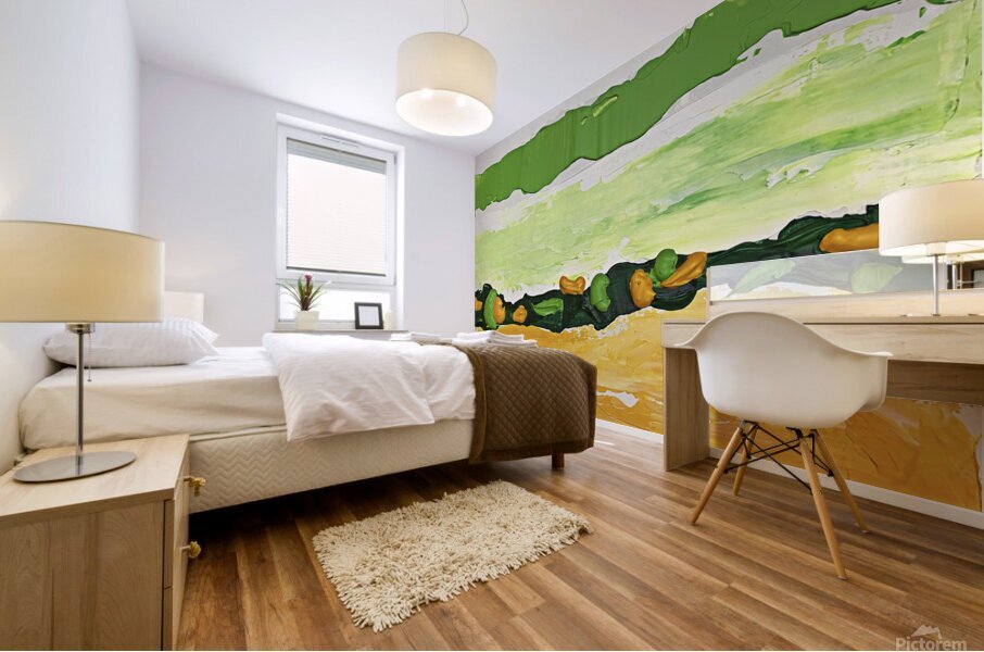 Futuristic landscape № 2 Mural print