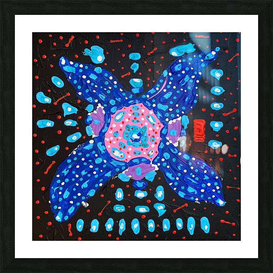Starfish Picture Frame print