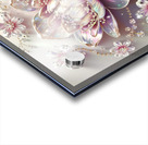 Iridescent Lotus Elegance: A Crystal Floral Fantasy Acrylic print