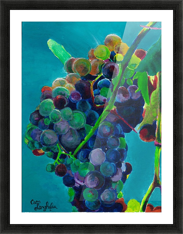 Grapes Picture Frame print