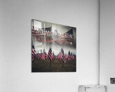 a powerful and touching memorial day scene set in Acrylic Print