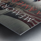 a powerful and touching memorial day scene set in Metal print