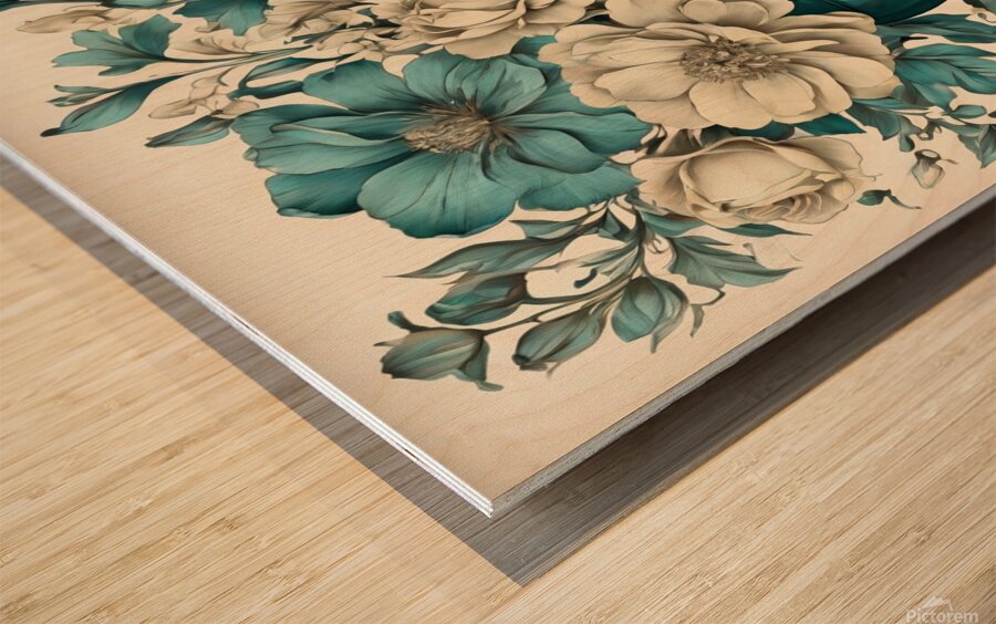 Default The fiori Edith Holden style Blue and Ivo Wood print