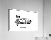 monogram  musical  vctrzd BBB Acrylic Print