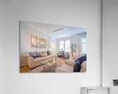 monogram art    snow water falls 2 Acrylic Print