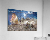 army praying with  Tefilin  Acrylic Print