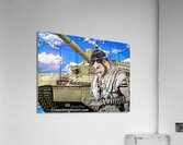ART   Army Soldier Praying  to G-D ALMIGHTY  Acrylic Print