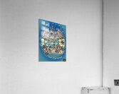 art flowers on sky bckgrnd 2 Acrylic Print