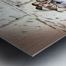 art   dancing at kotel Metal print